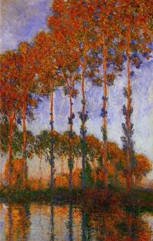 尅勞德 莫奈 Poplars on the Banks of the River Epte, Sunset 尅勞德 莫奈 Poplars on the Banks of the River Epte, Sunset